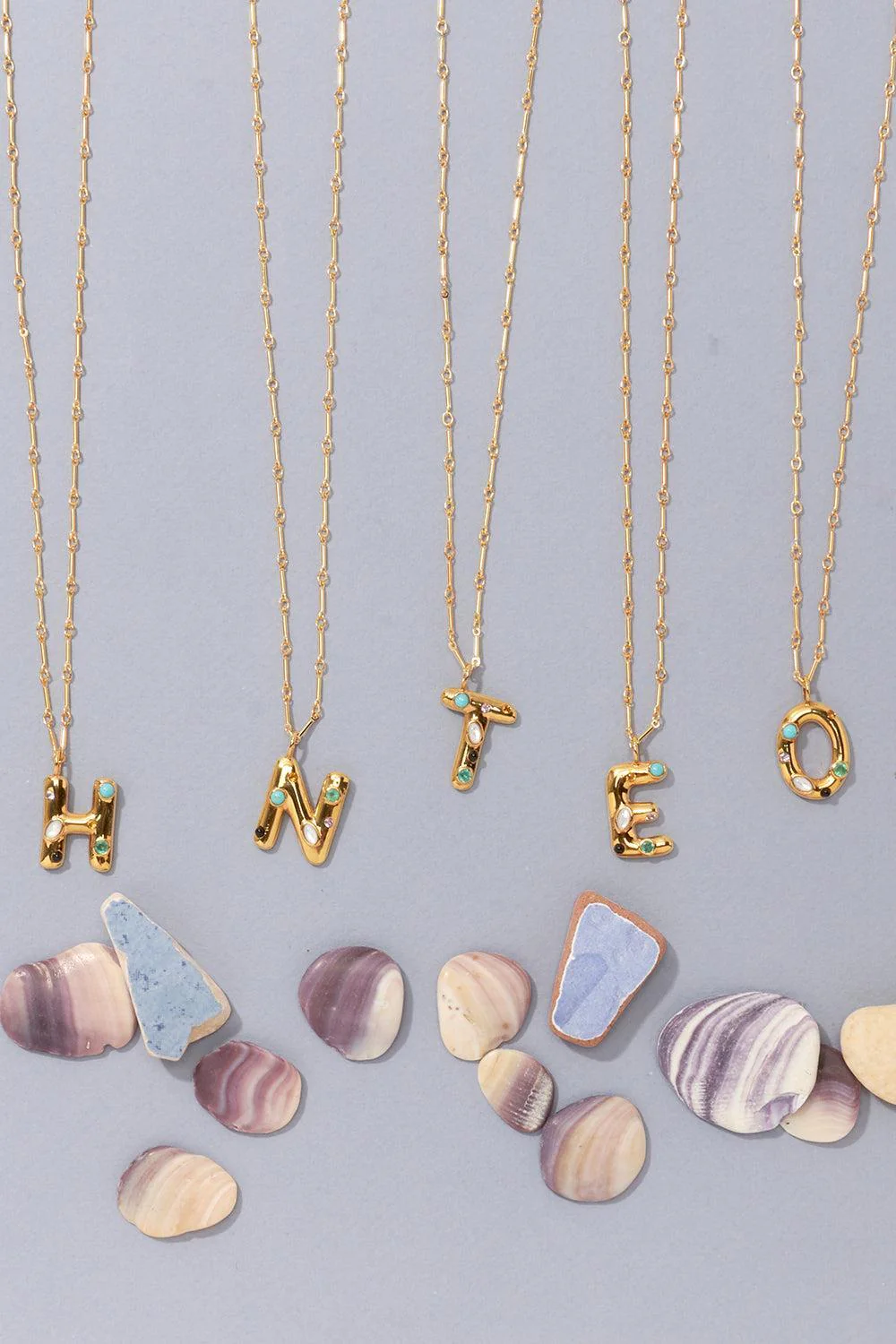 Confetti Letter Necklace - Image 3
