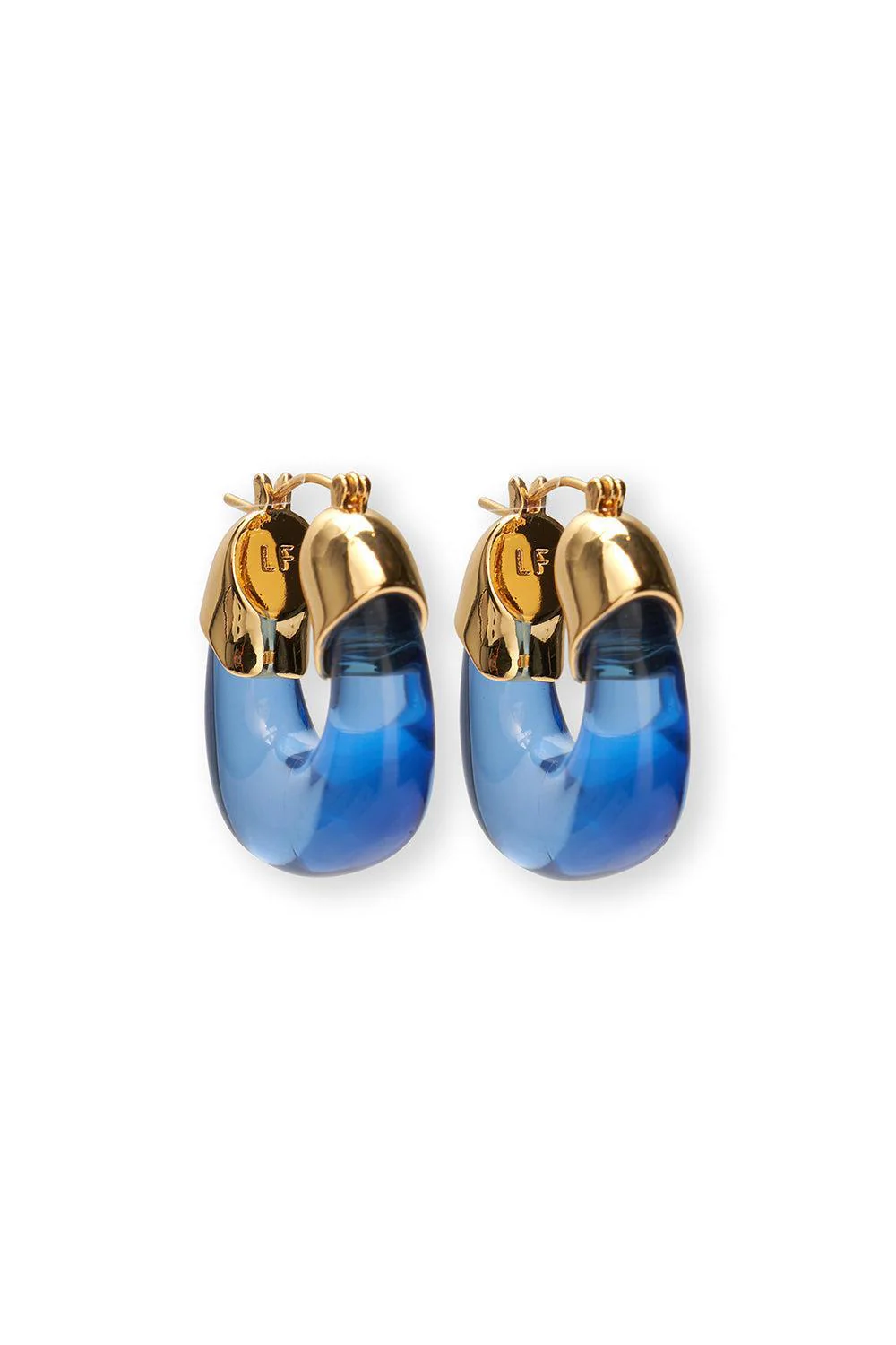 Electric Mini Organic Hoop Earrings