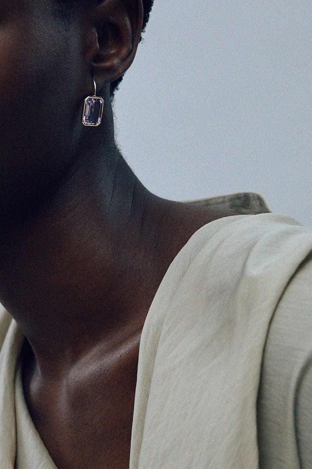 Pink Amethyst Aria Earrings - Image 2