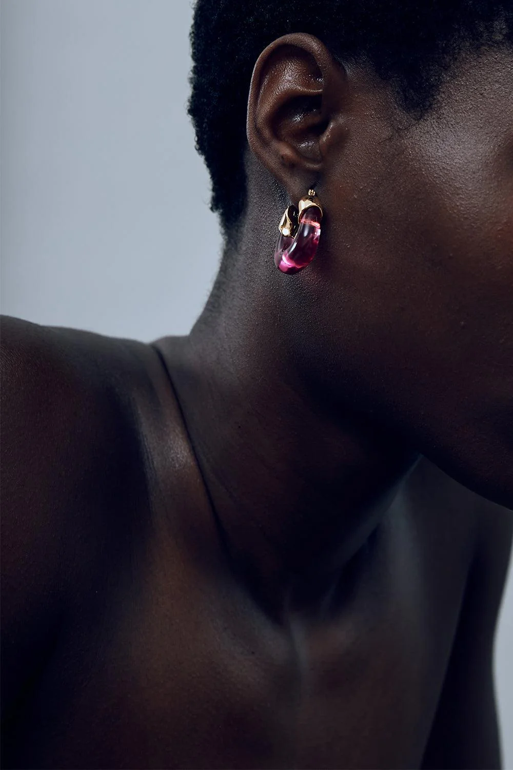Flamingo Organic Hoop Earrings - Image 2