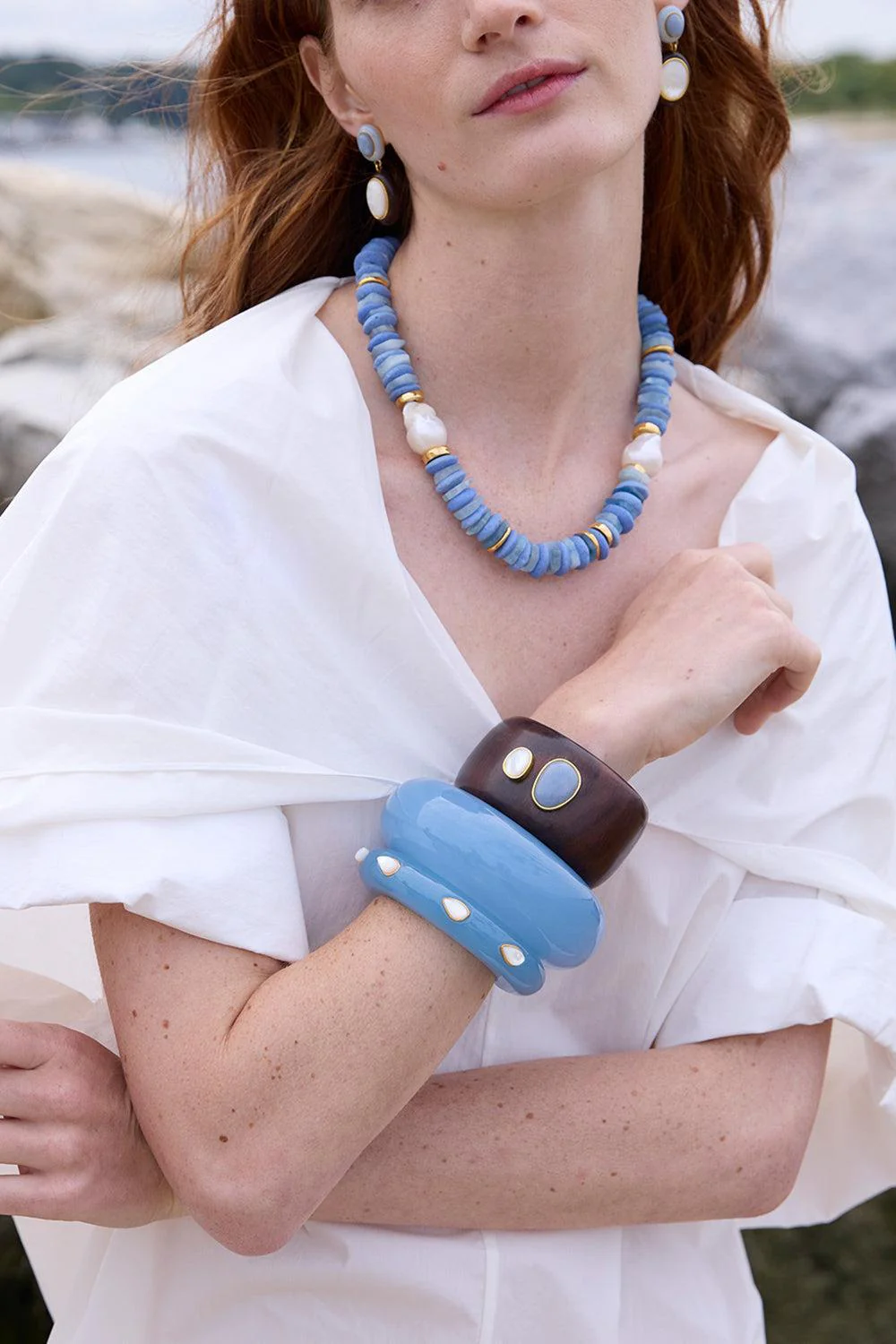Glacier Pearl Ridge Cuff Bracelet - Image 2