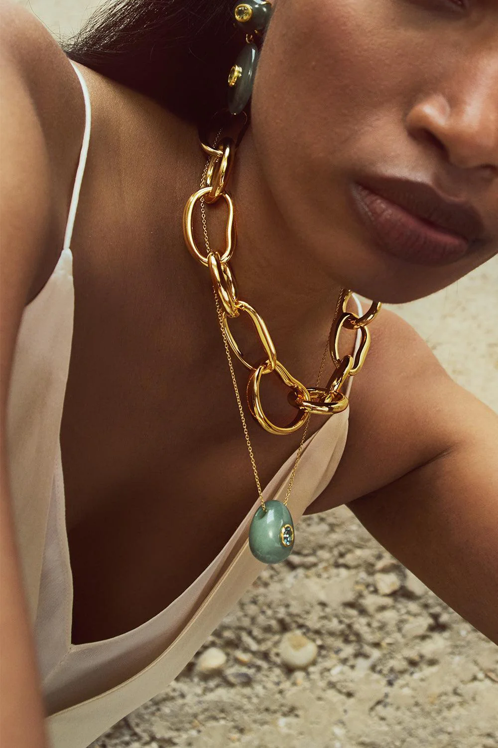 Green Aventurine Constance Necklace - Image 2