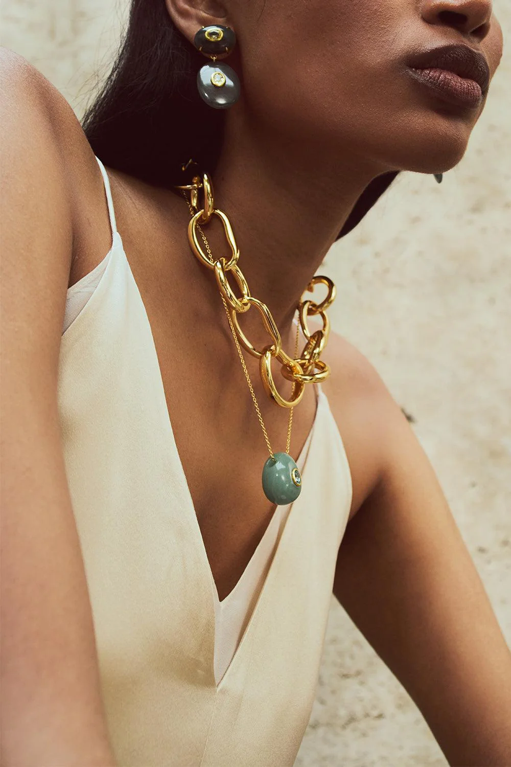 Green Aventurine Constance Necklace - Image 3