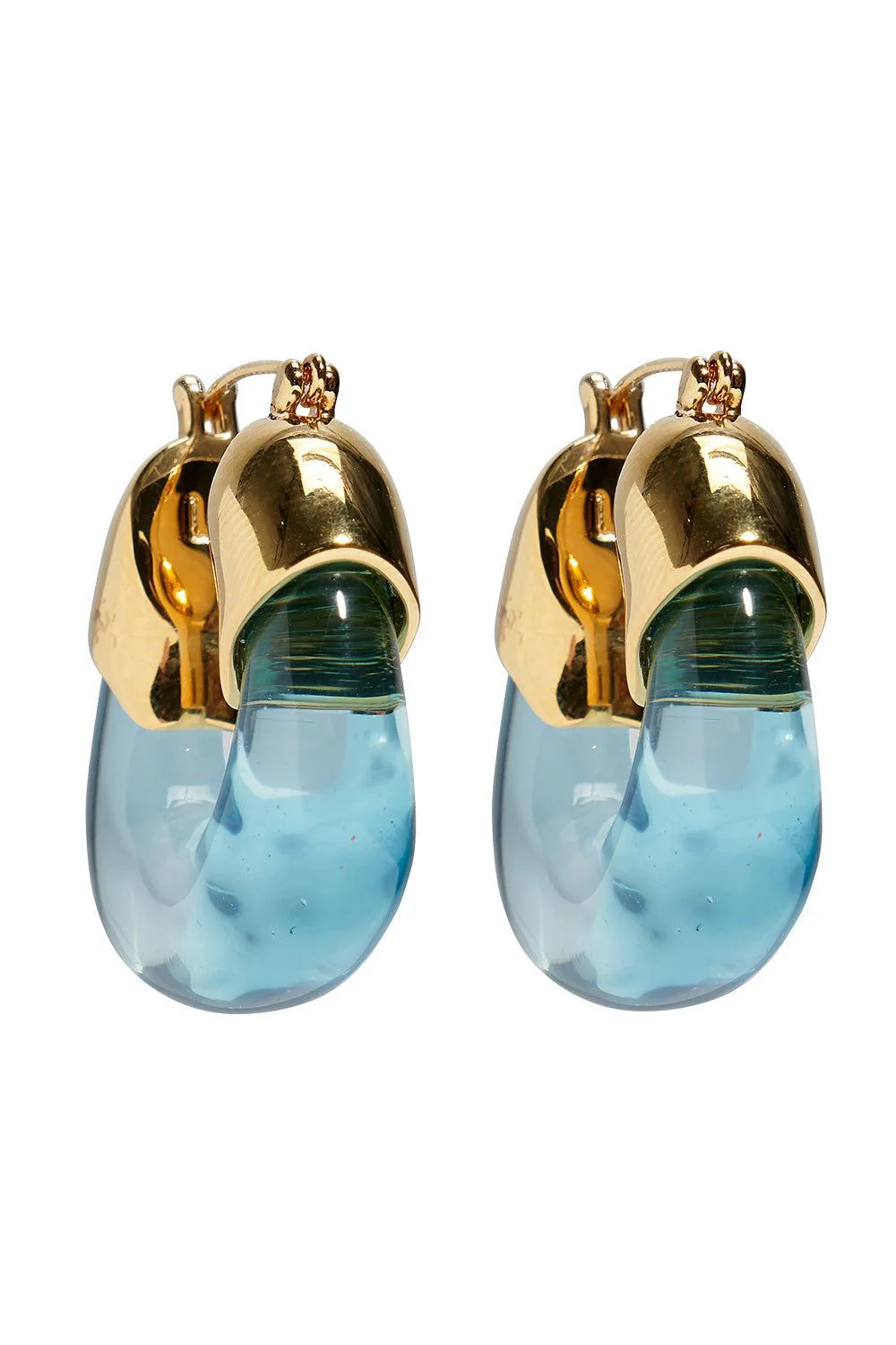 Lagoon Organic Hoop Earrings