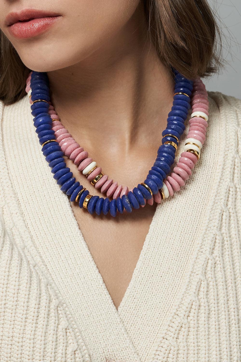 Rose Pink Laguna Necklace - Image 3