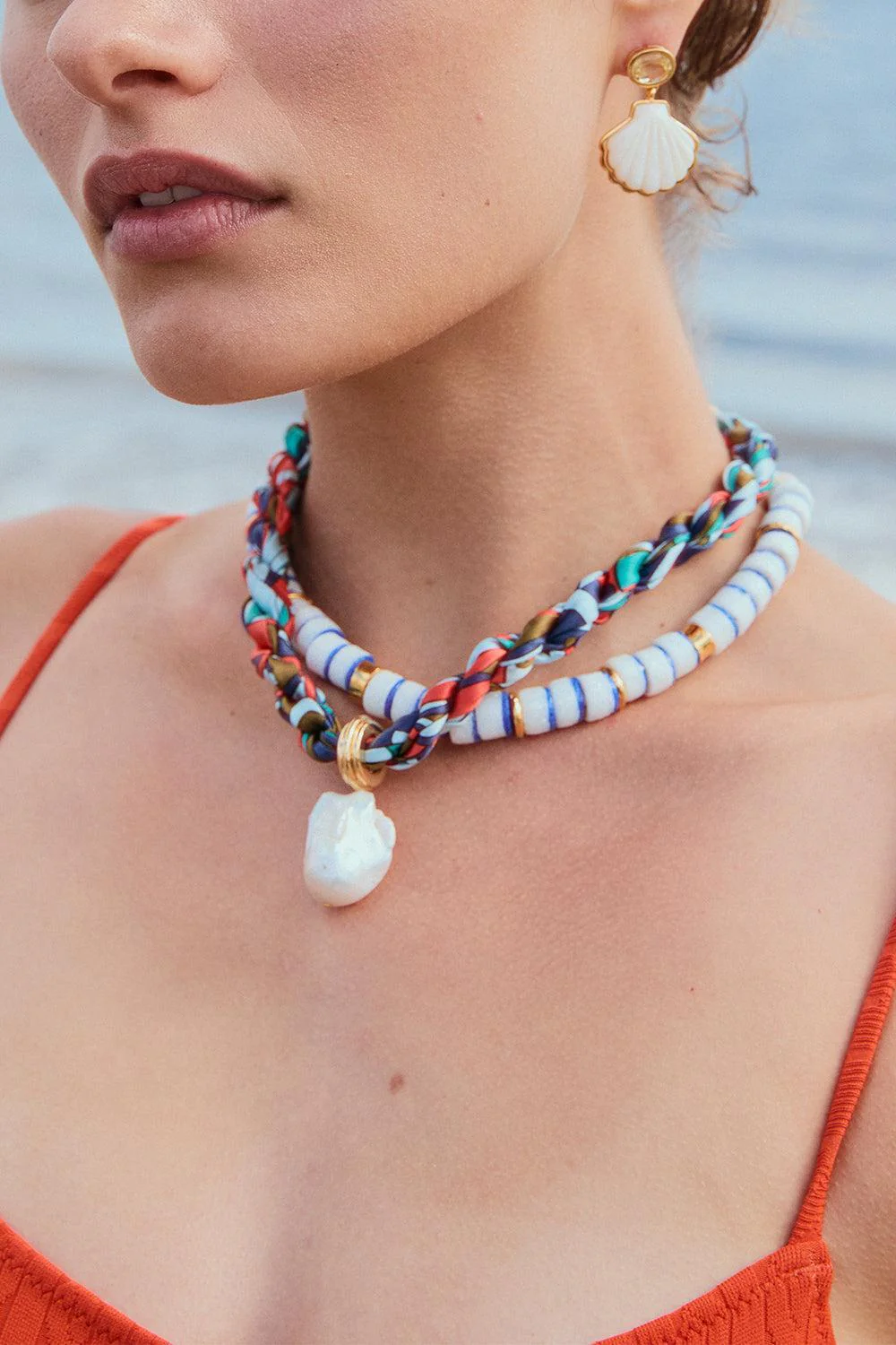 Luna Shell Earrings - Image 2