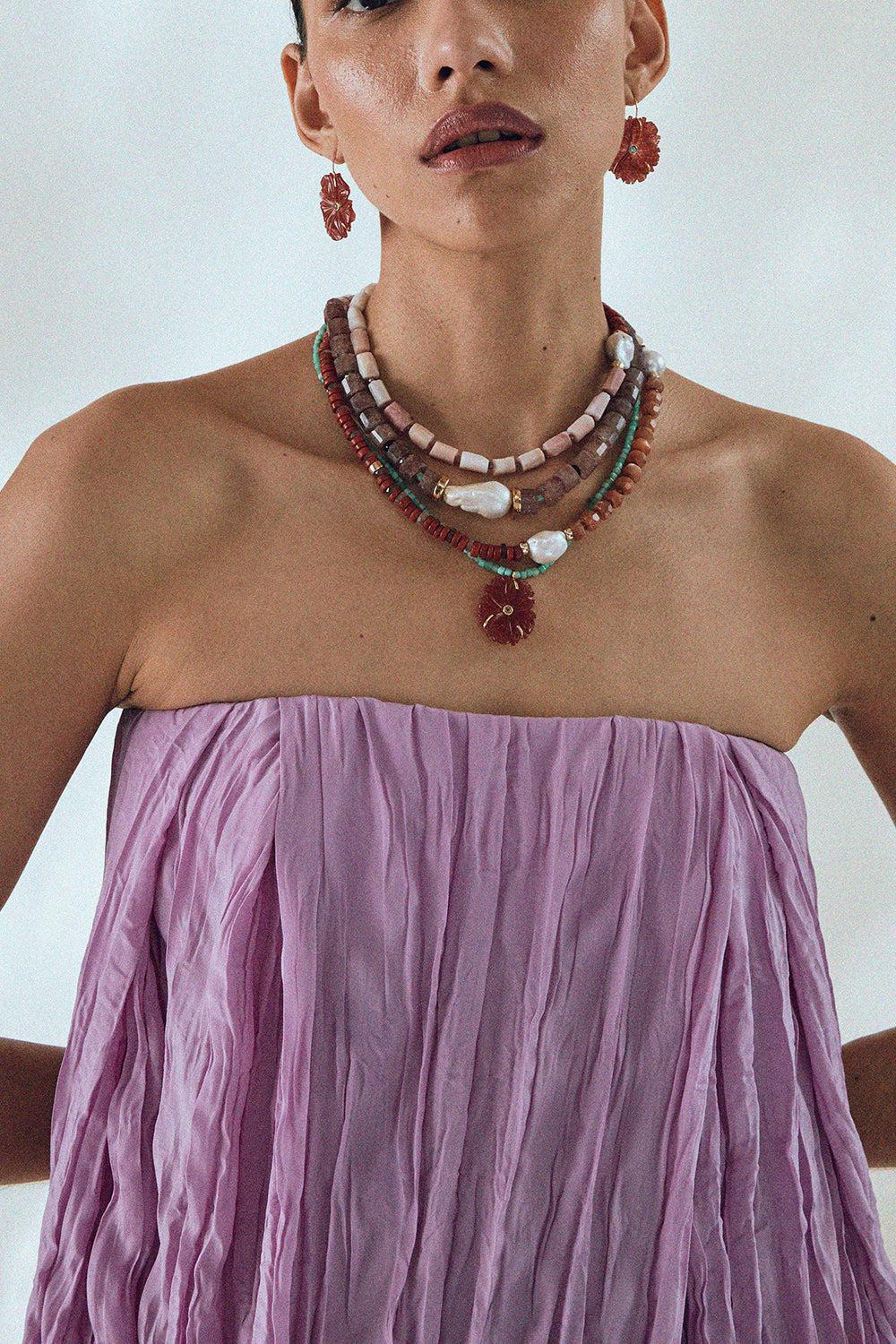 PANAMA PINK CABANA NECKLACE - Image 2