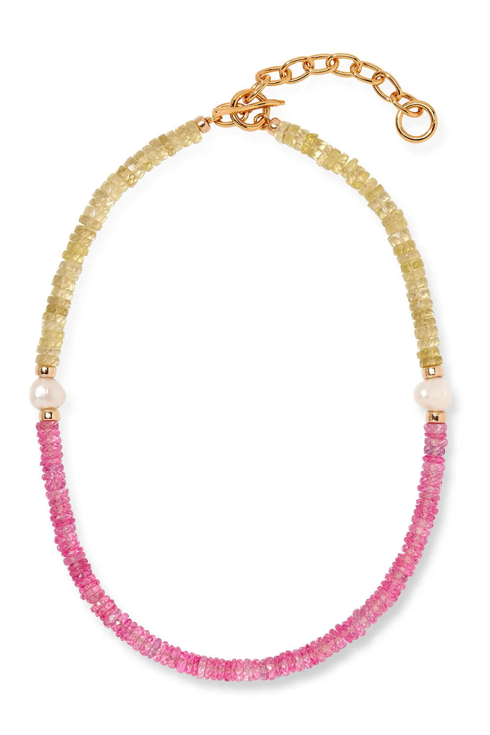 Pink Lemonade Rock Candy Necklace