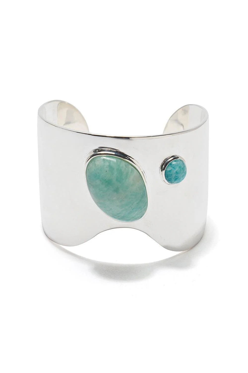 Silver Mist Organic Cuff Bracelet