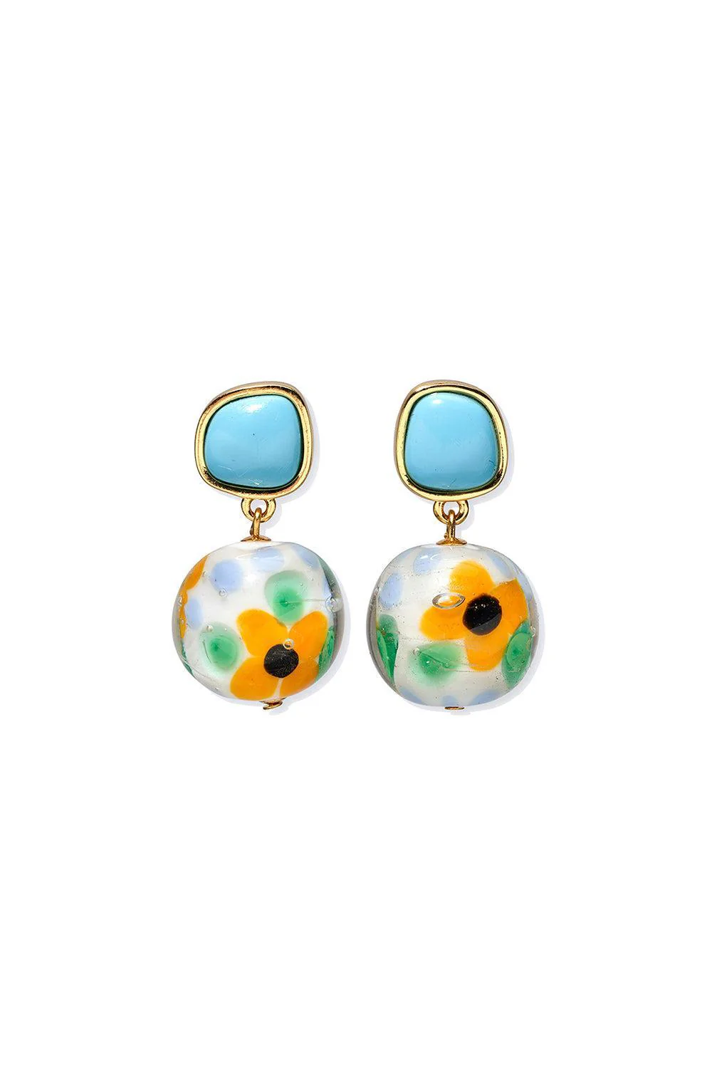 Turquoise Kado Drop Earrings