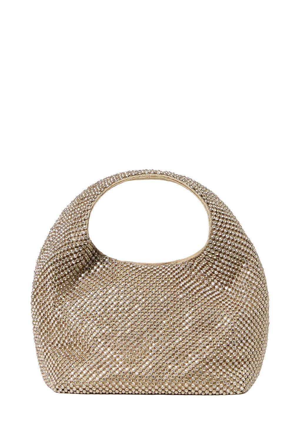 Kenzie Mini Bucket Clutch - Gold