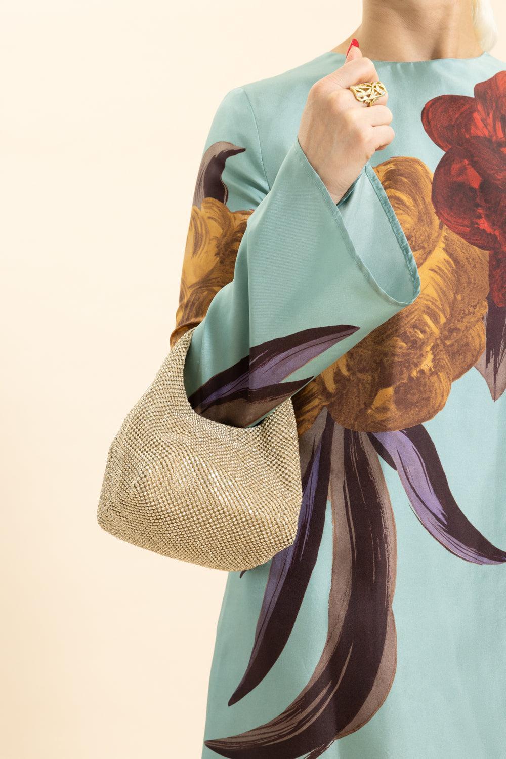 Kenzie Mini Bucket Clutch - Gold - Image 2