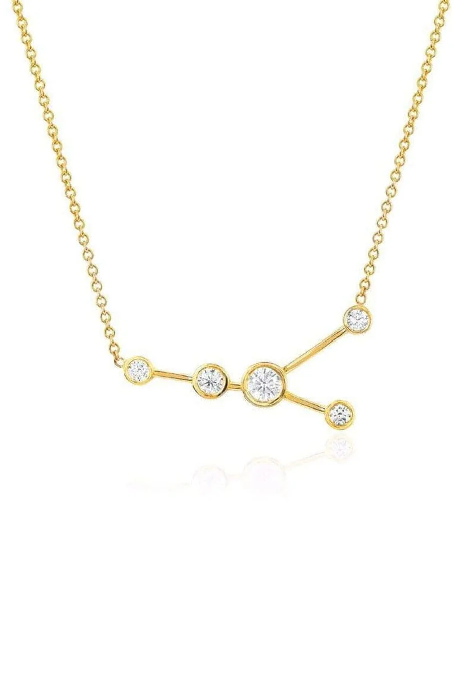 Diamond Cancer Constellation Necklace