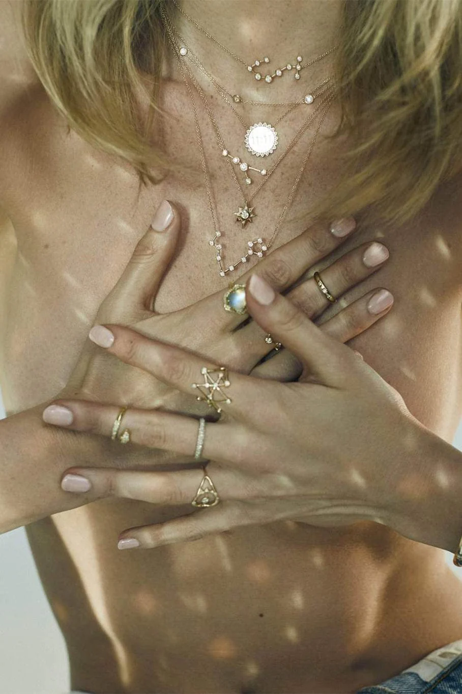 Diamond Cancer Constellation Necklace - Image 2