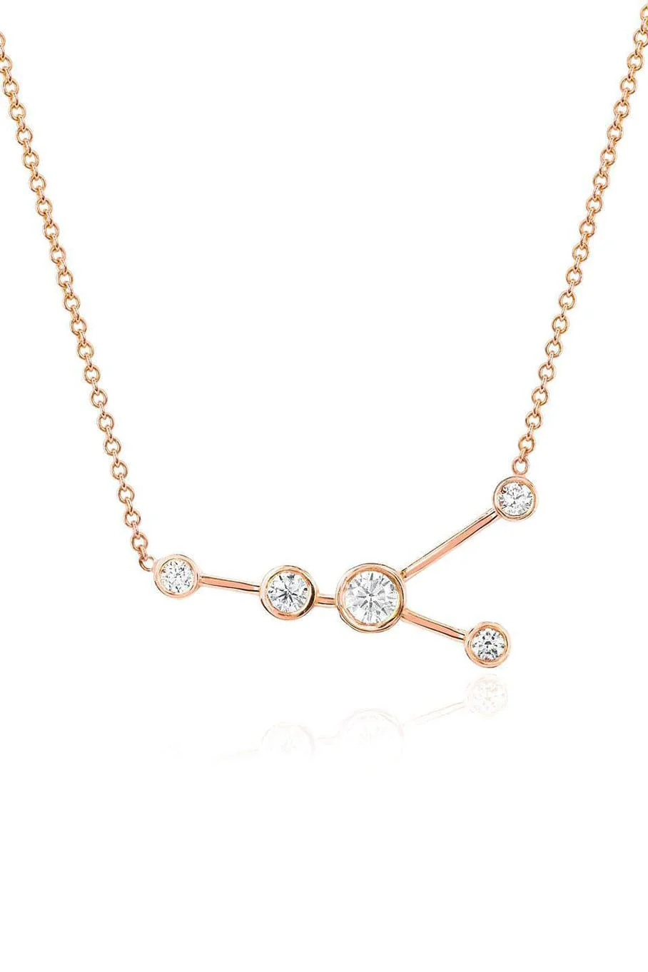 Diamond Cancer Constellation Necklace - Image 4