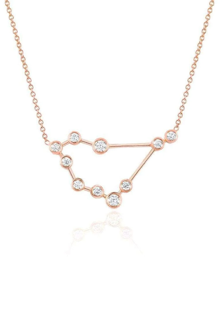 Diamond Capricorn Constellation Necklace - Image 3