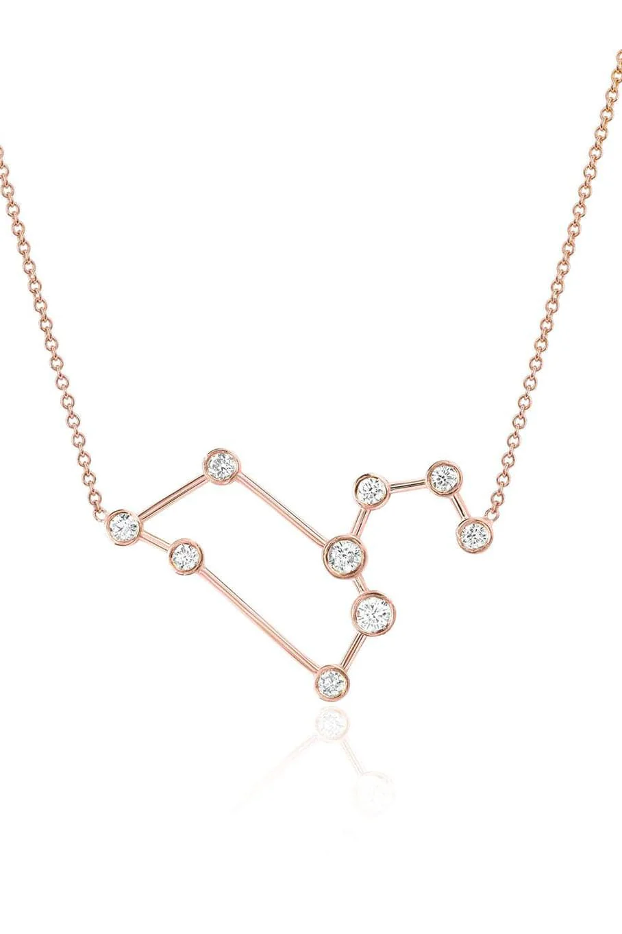 Diamond Leo Constellation Necklace - Image 3