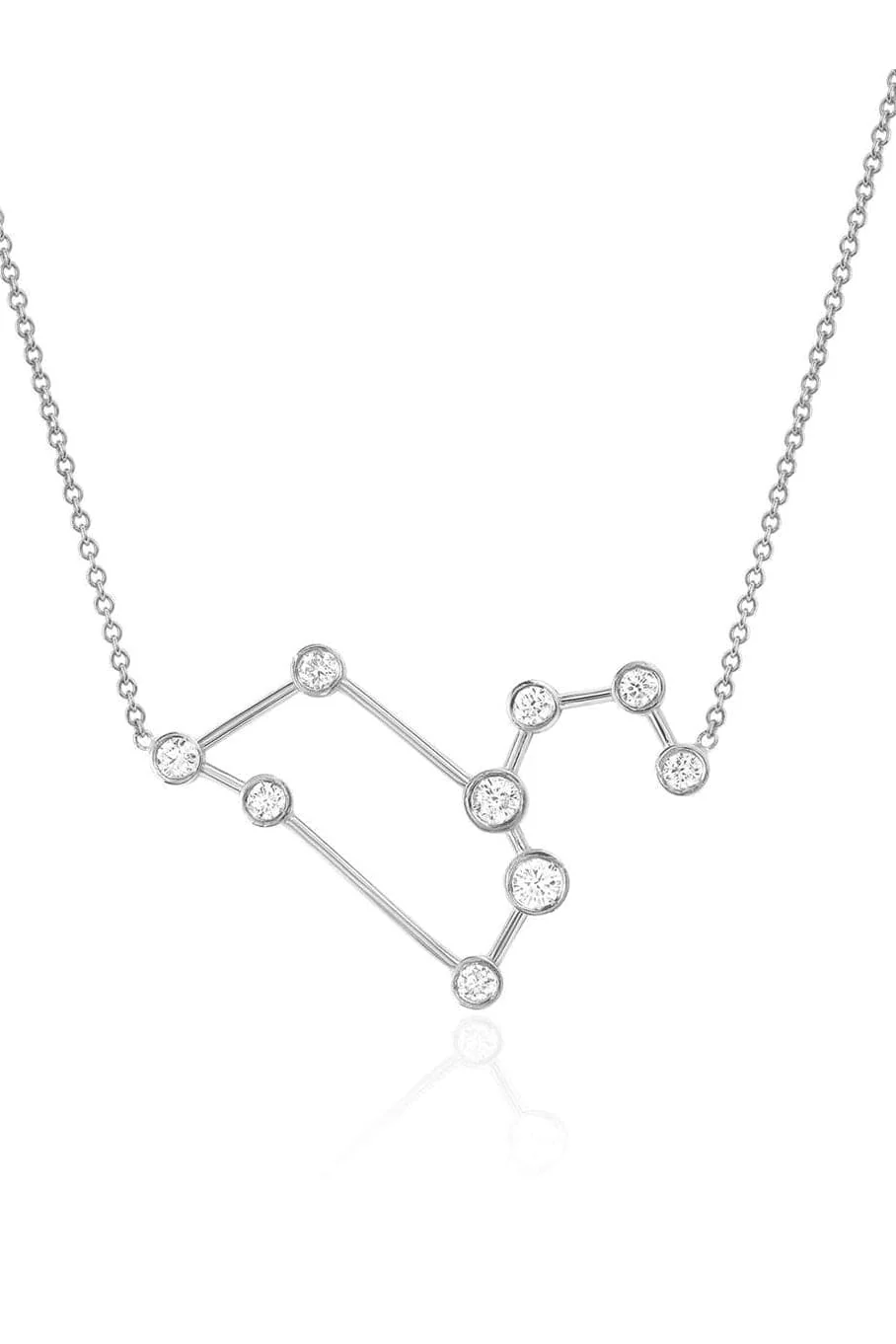 Diamond Leo Constellation Necklace - Image 4
