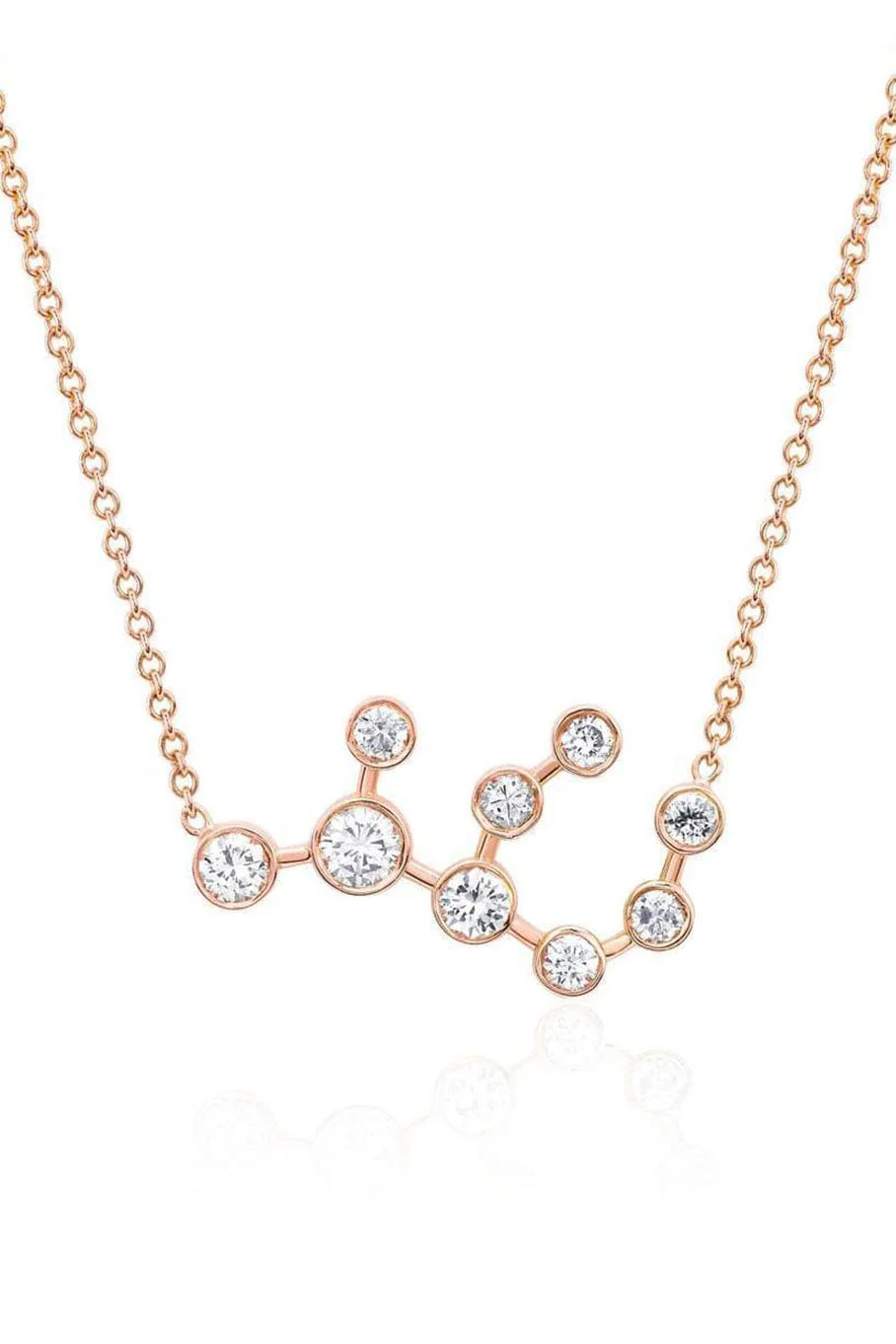 Diamond Virgo Constellation Necklace - Image 4