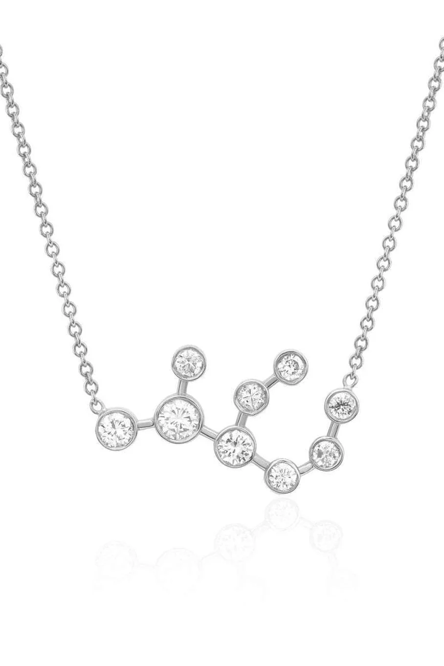 Diamond Virgo Constellation Necklace - Image 5
