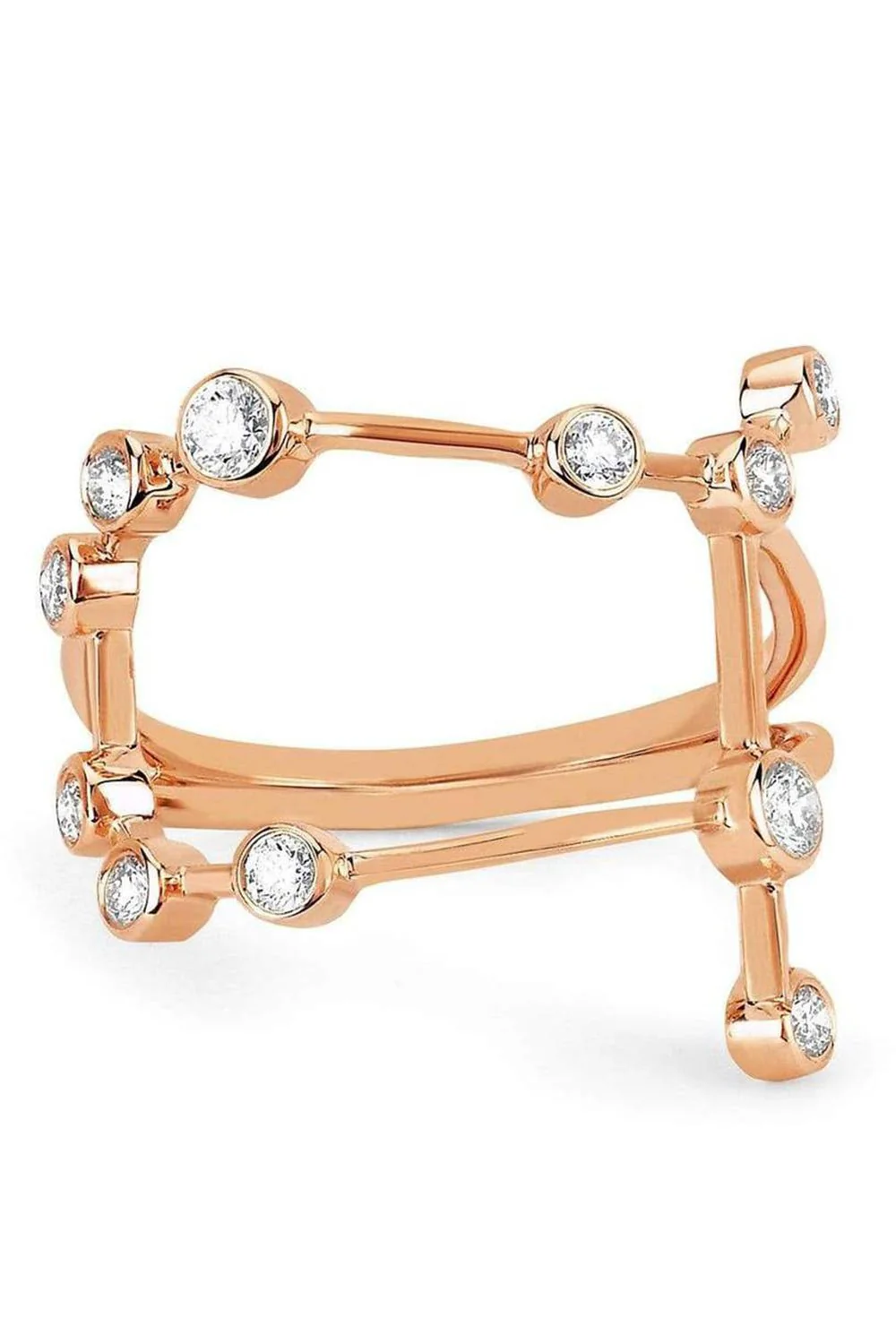 Diamond Gemini Constellation Ring - Image 3