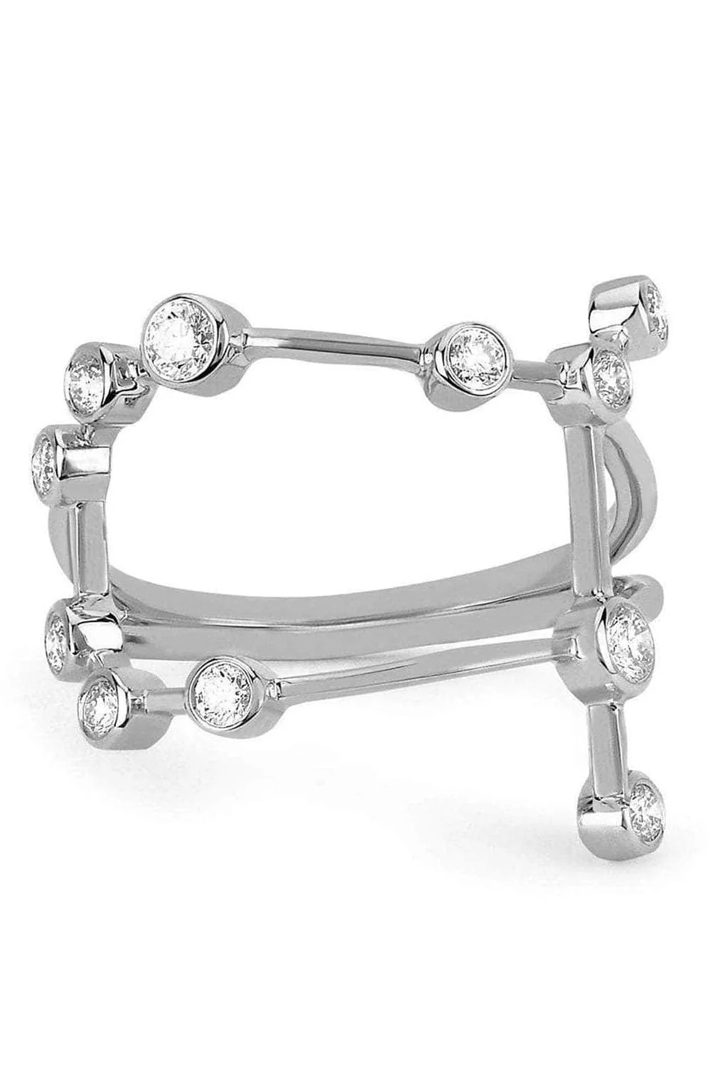 Diamond Gemini Constellation Ring - Image 4
