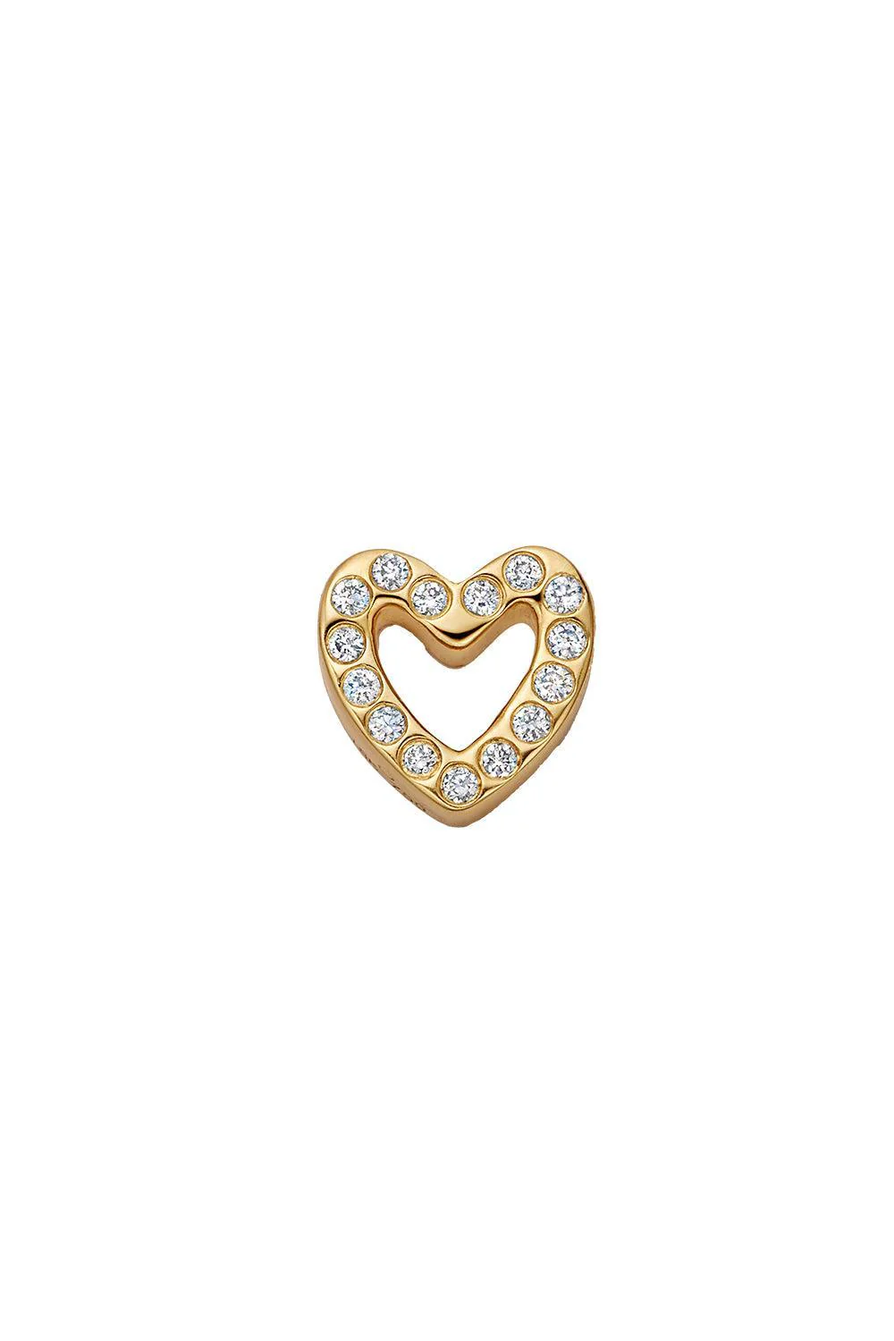 Diamond Heart Charm