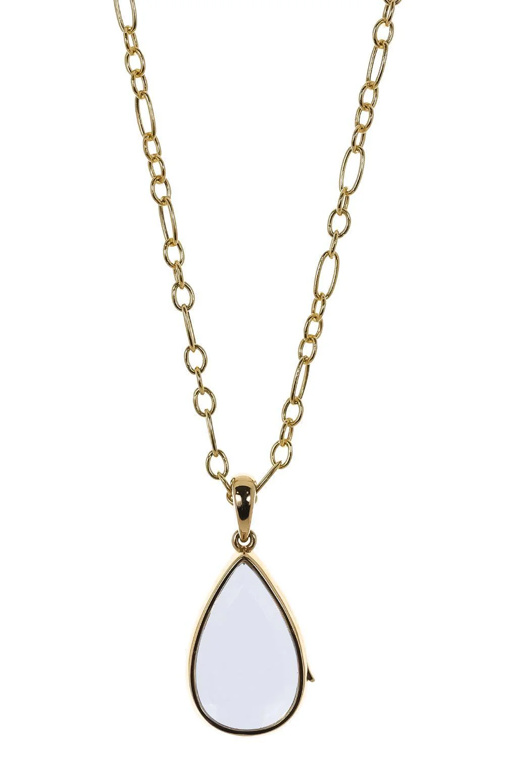 Lacrima Teardrop Locket Necklace