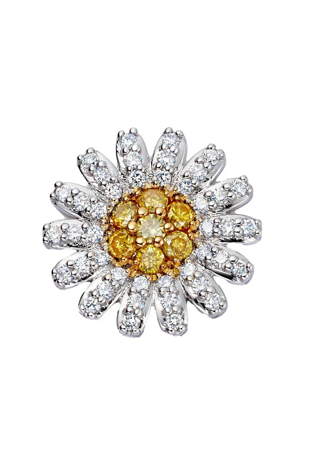Large Diamond Daisy Charm