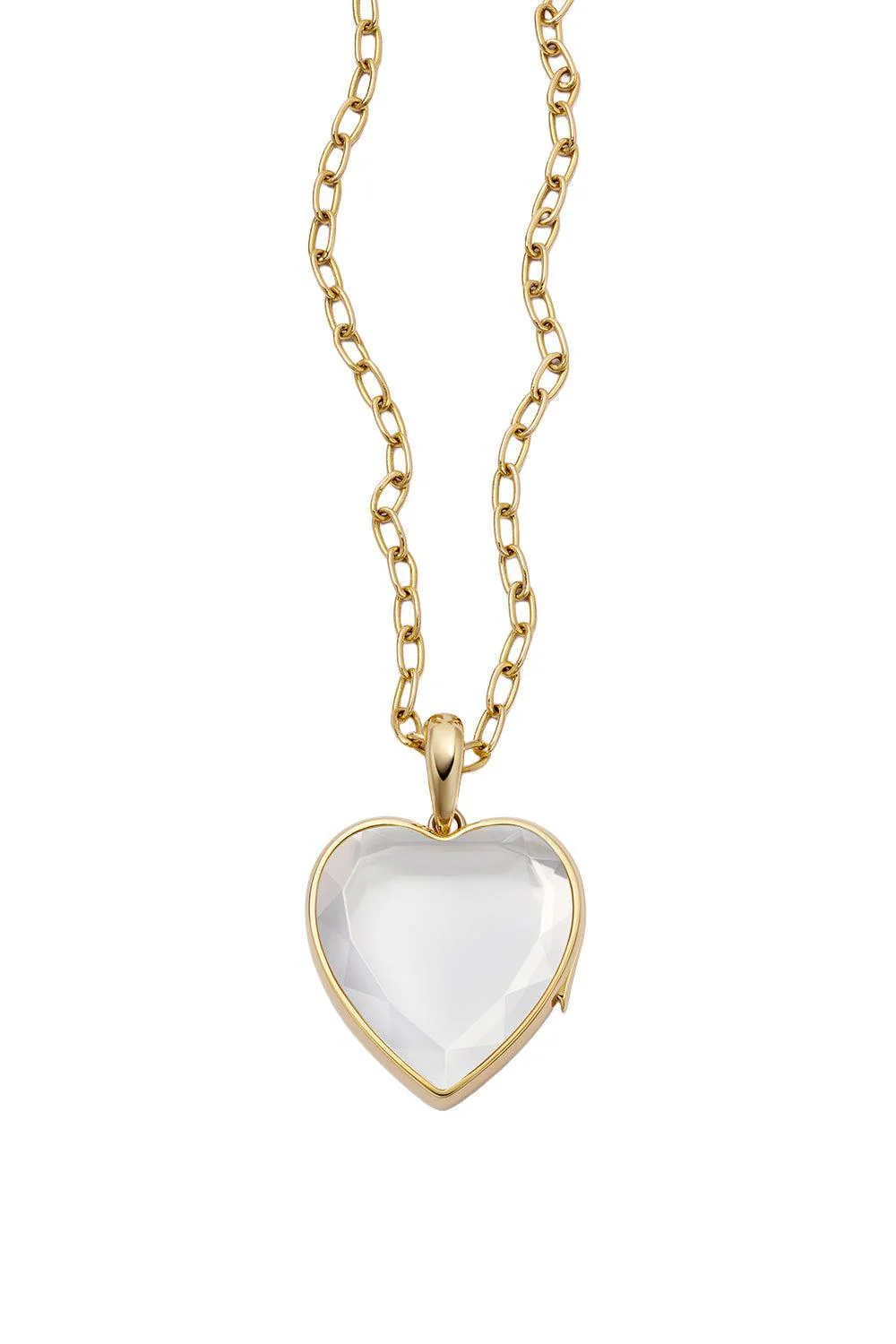 Large Heart Locket Necklace