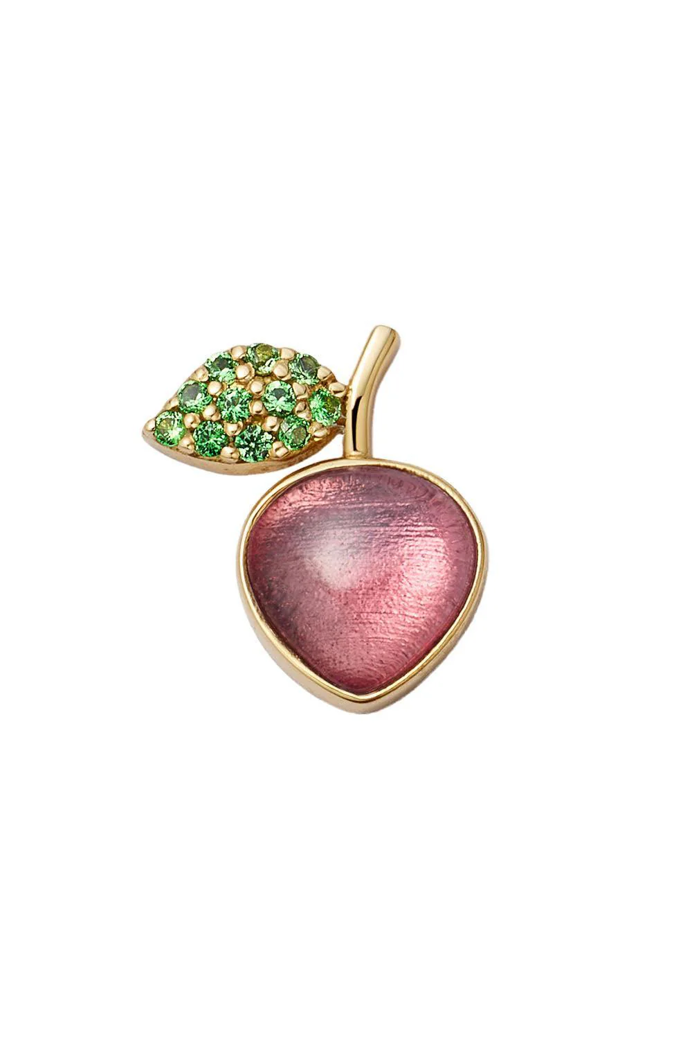 Tsavorite Sapphire Sugar Plum Charm