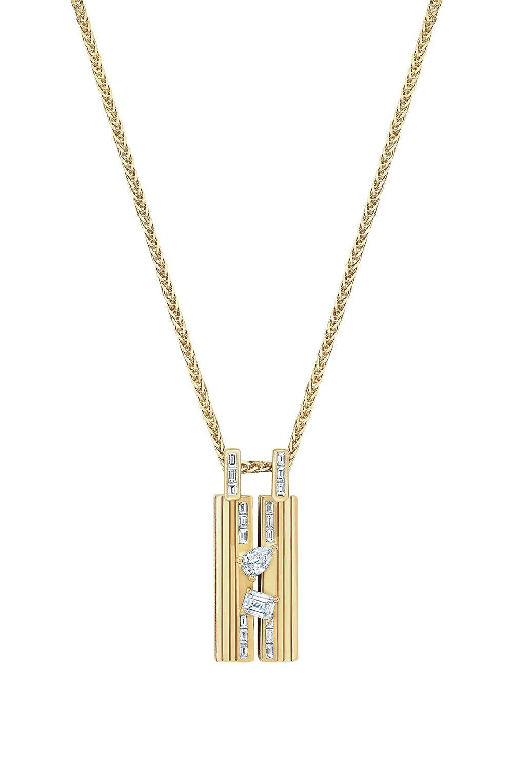 Diamond Diamond Small Blade Necklace