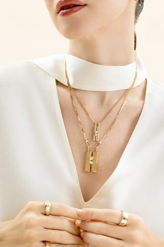 Diamond Diamond Small Blade Necklace - Image 3