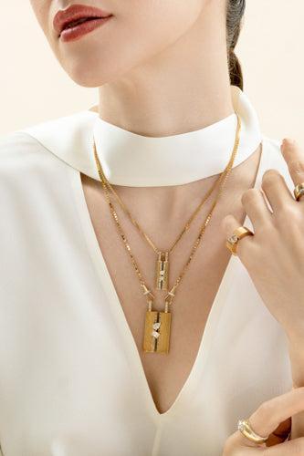 Diamond Diamond Small Blade Necklace - Image 4