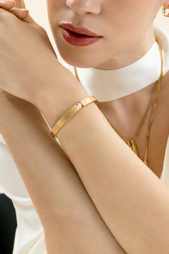 Diamond Orbit Bangle Bracelet - Image 4