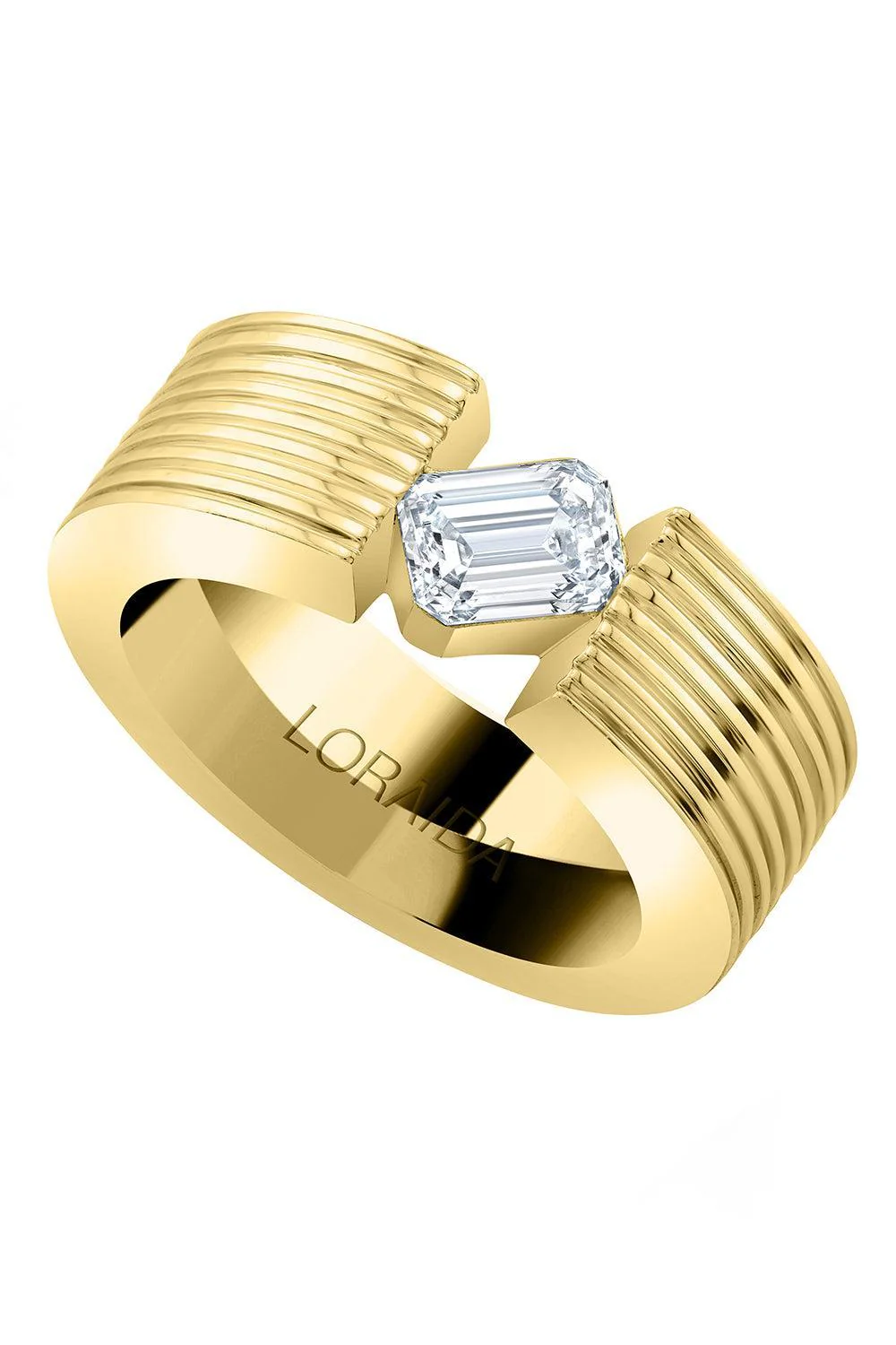 Diamond Orbit Pinky Ring