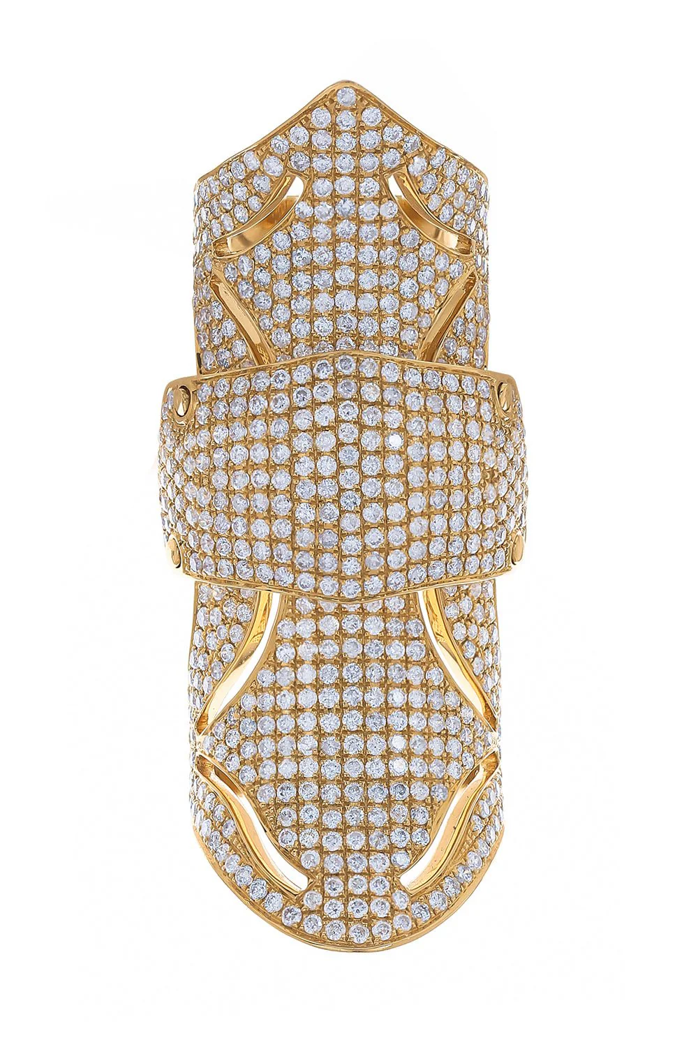 All Over Diamond Bondage Ring