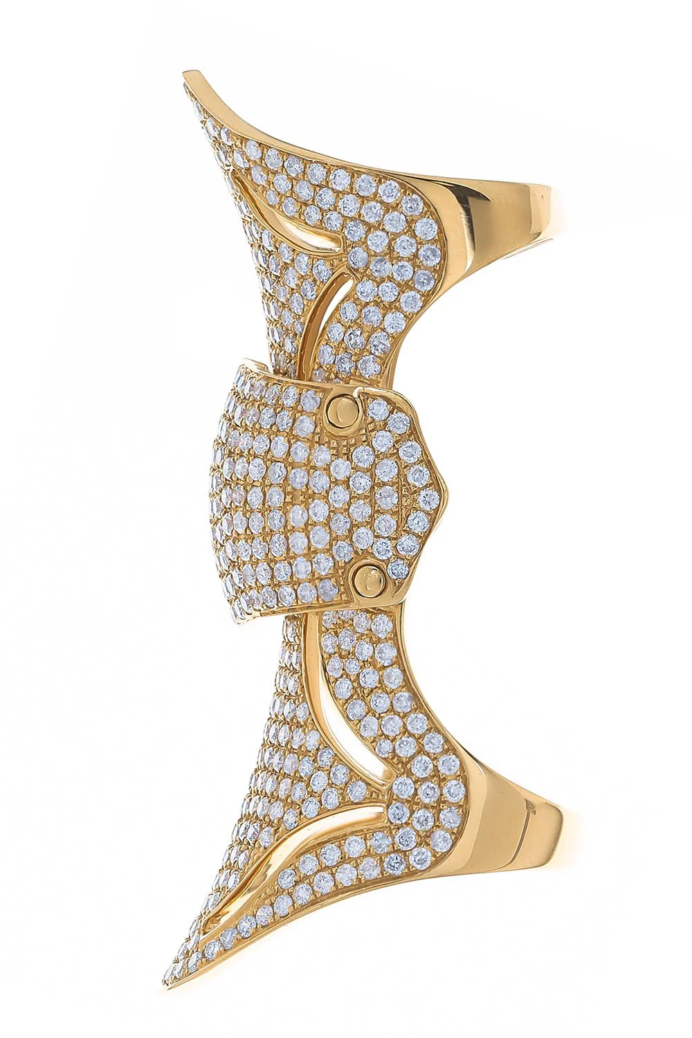 All Over Diamond Bondage Ring - Image 6