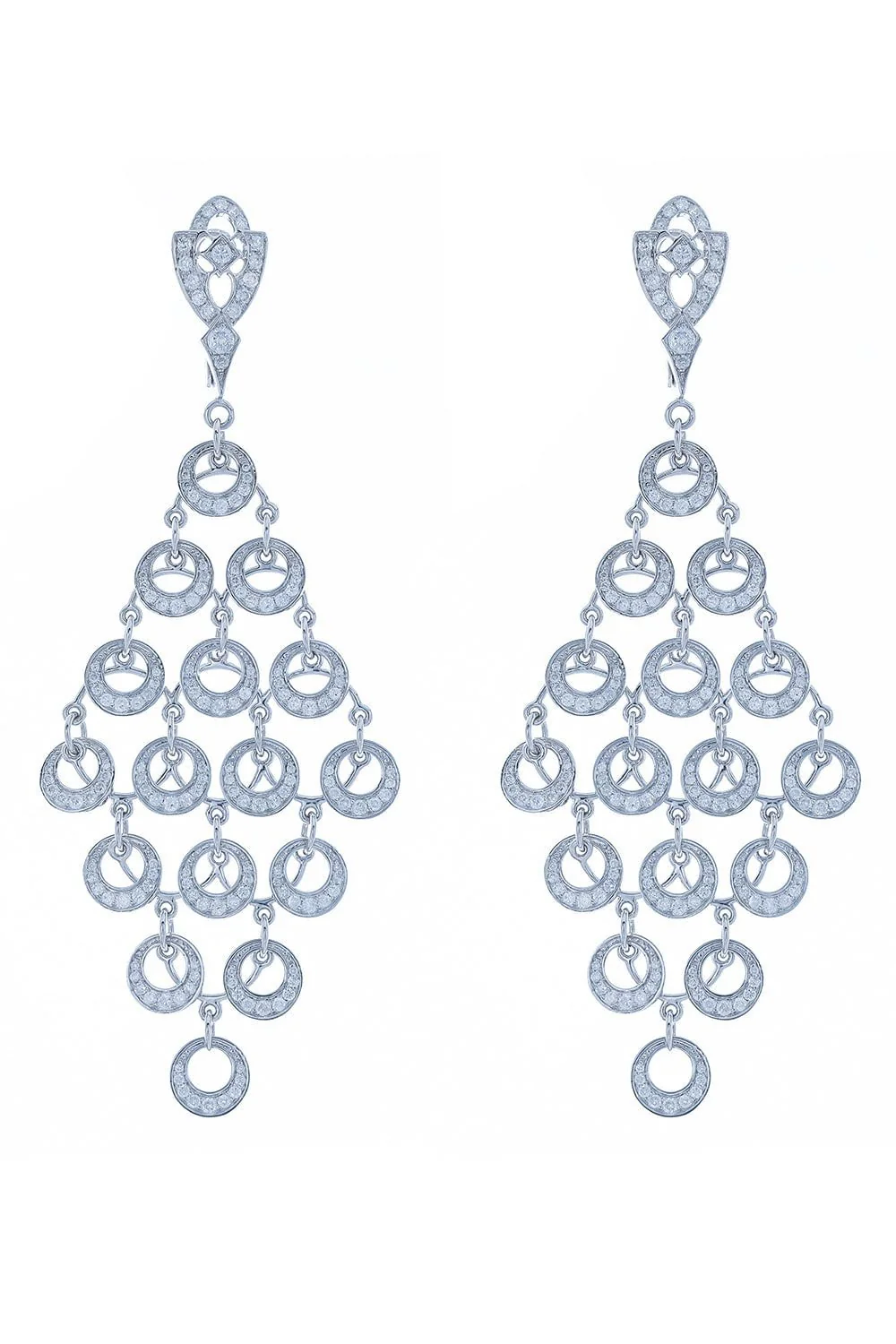 Diamond Chandelier Earrings