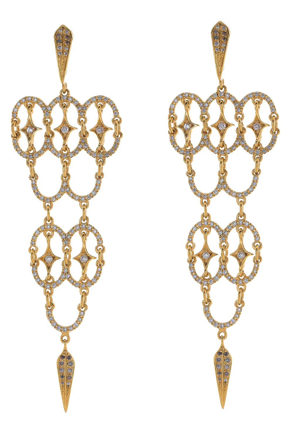 Double Tier Polina Earrings