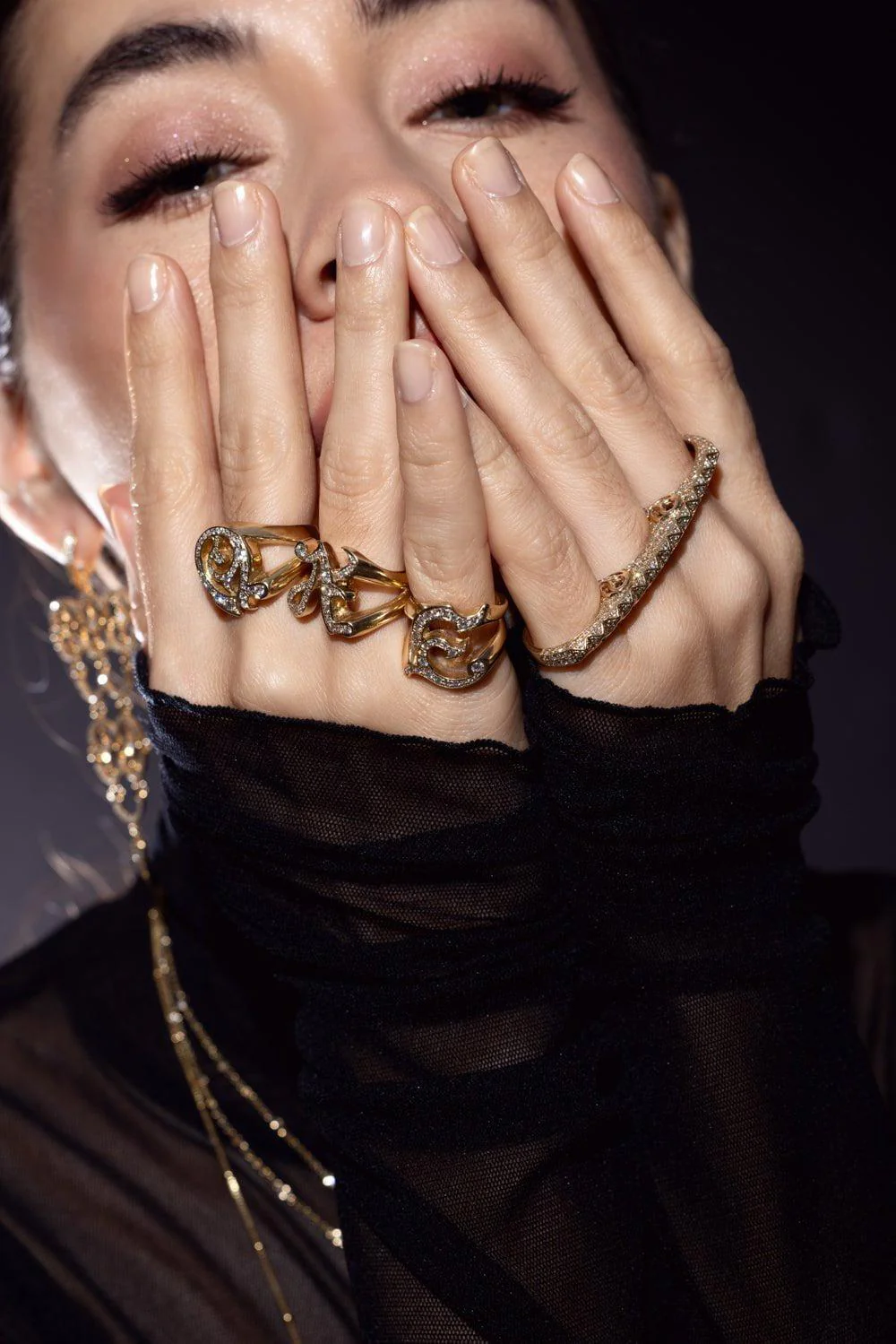 Gothic E Ring - Image 5