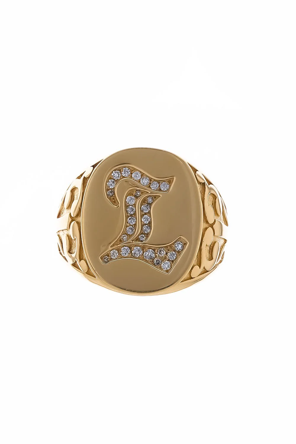 Letter Signet Ring