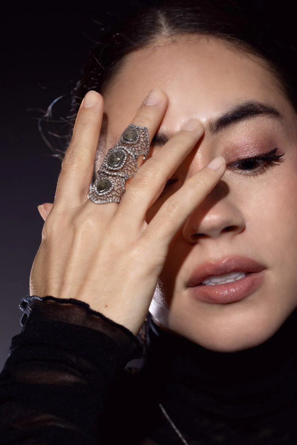 Medium Spiderweb Ring - Image 3