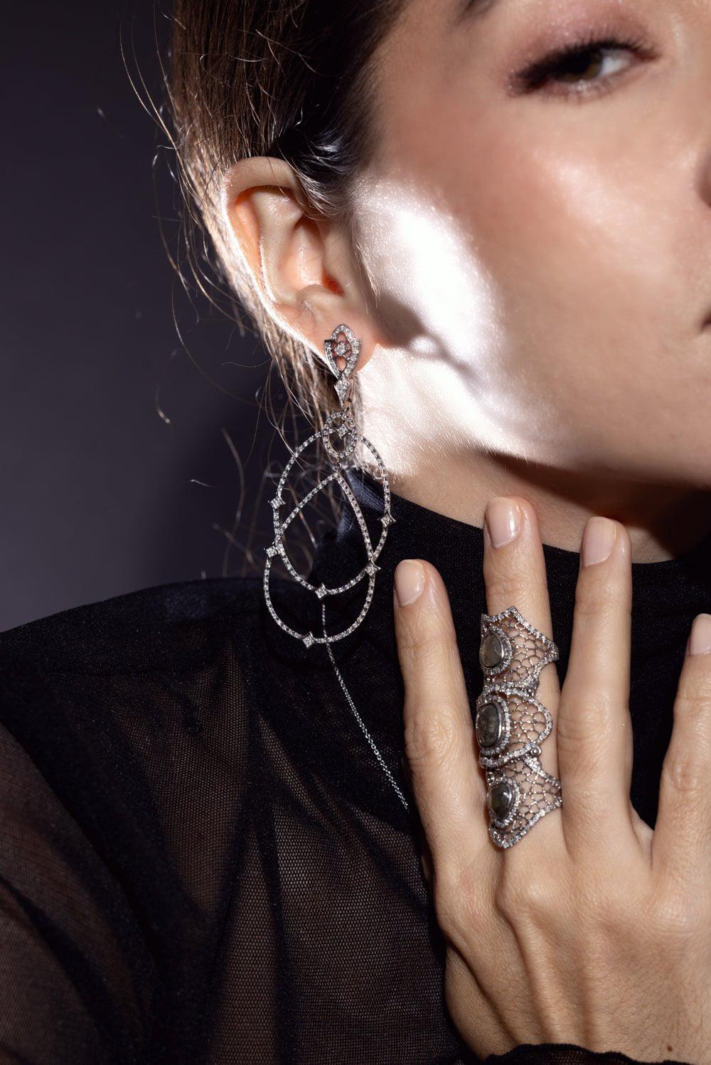 Medium Spiderweb Ring - Image 5