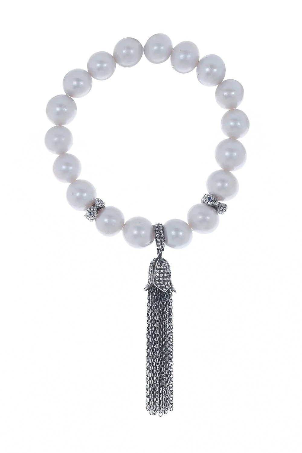 Round Pearl Tassel Bracelet
