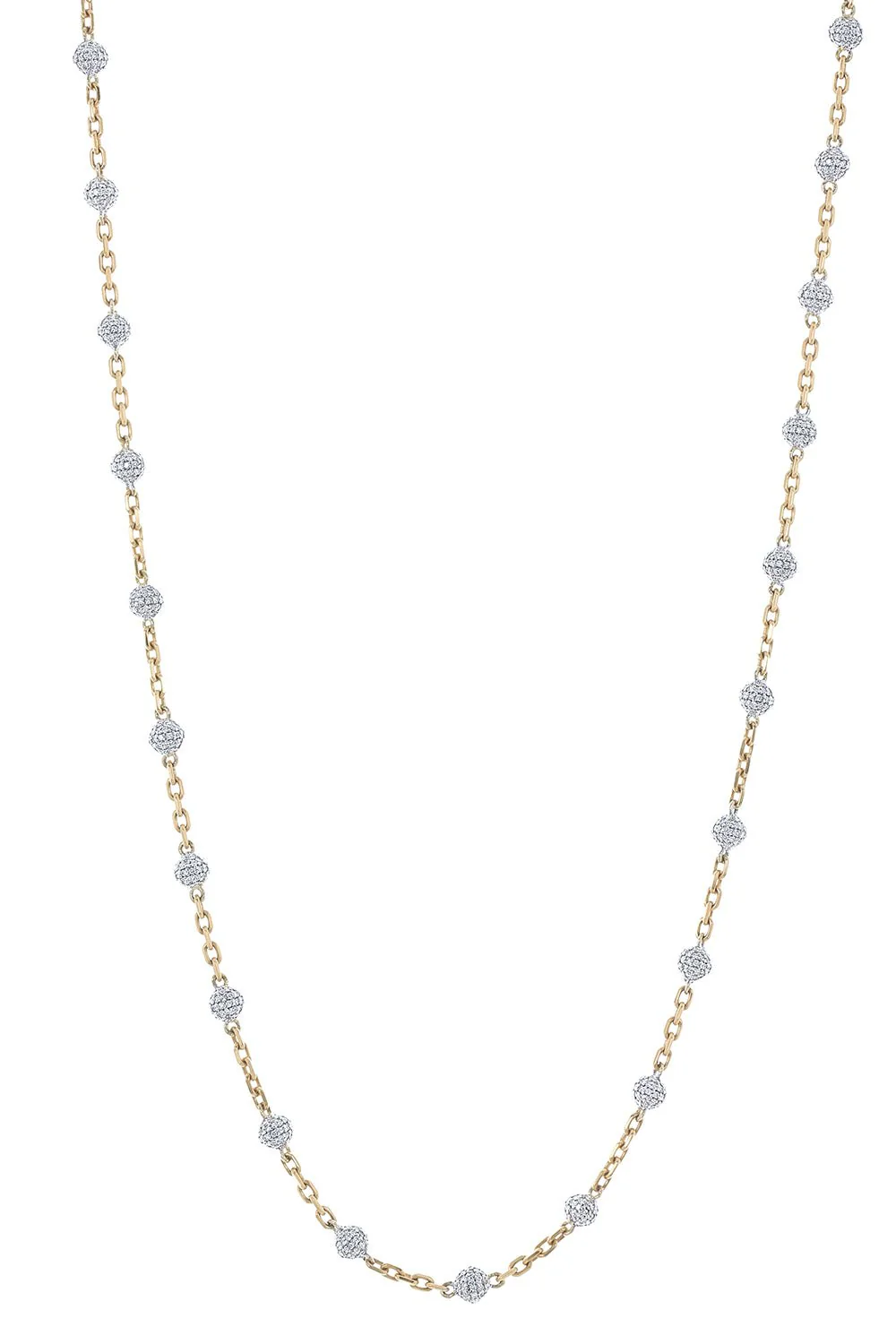 Tiny Diamond Ball Chain