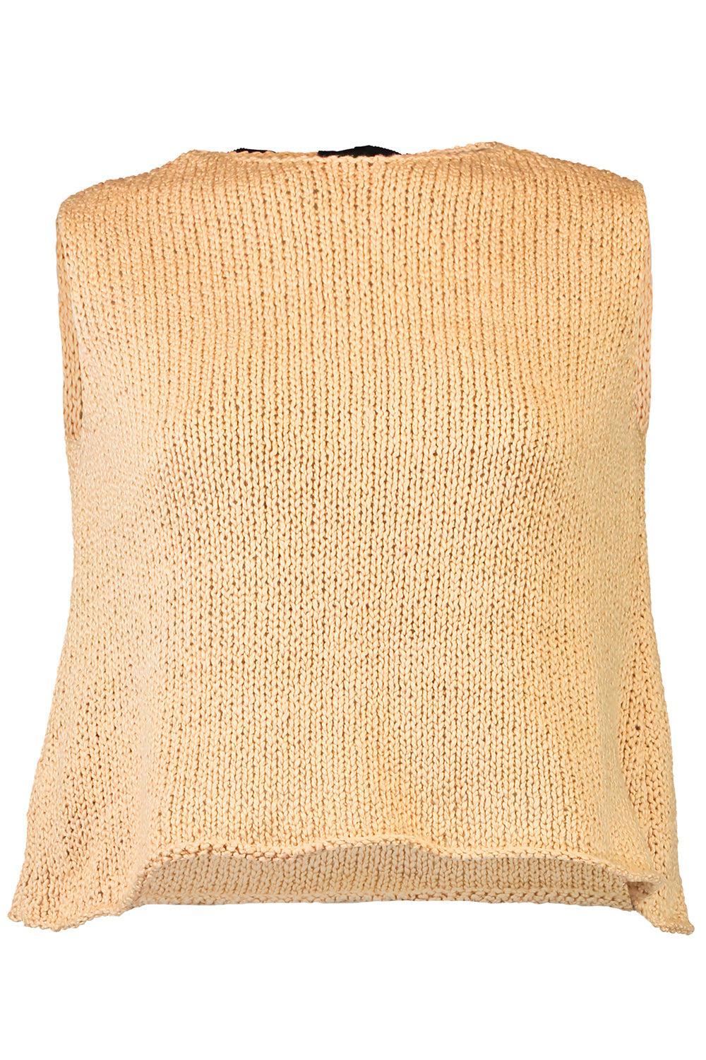 Sleeveless Tie Back Sweater