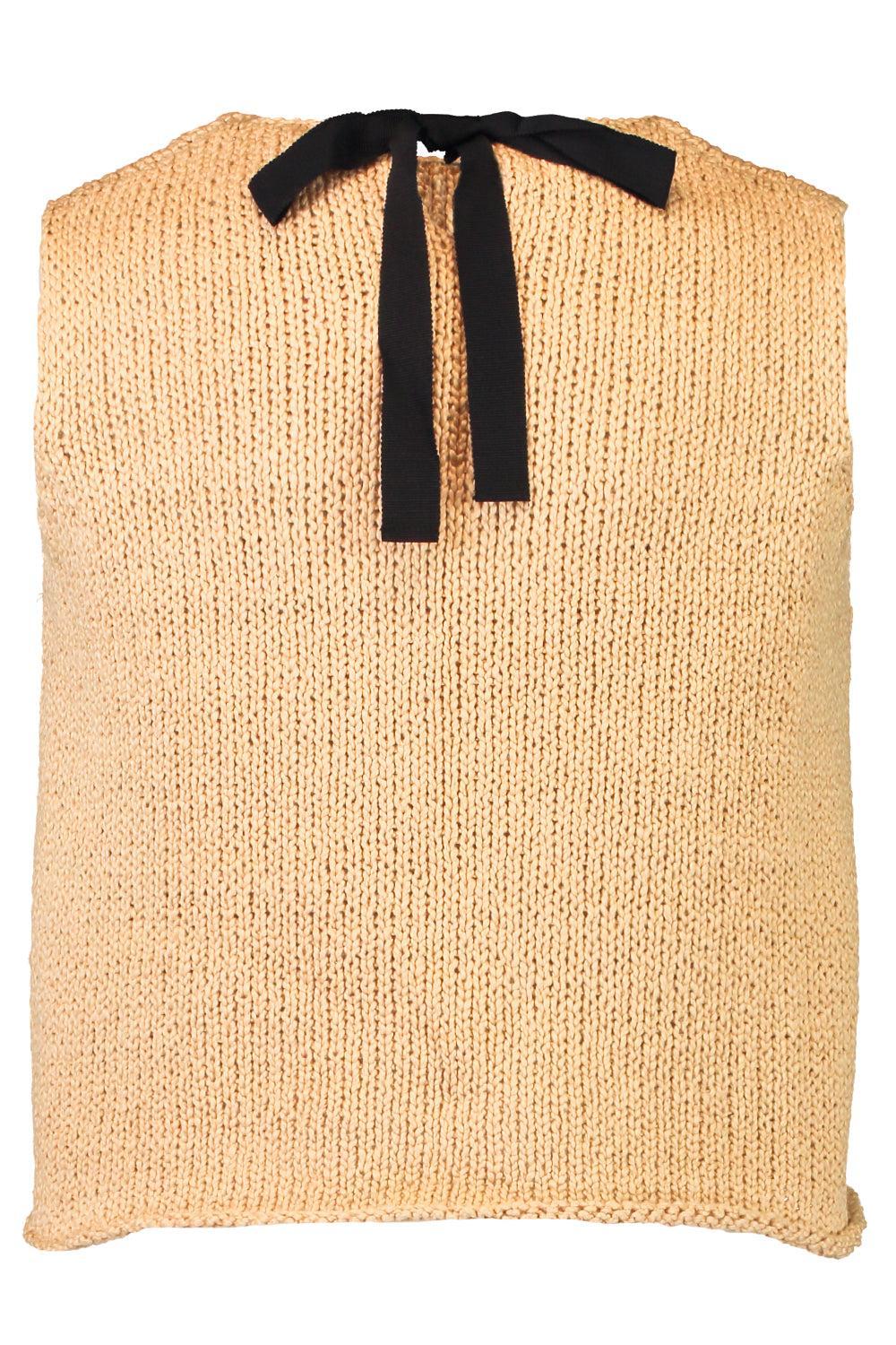 Sleeveless Tie Back Sweater - Image 3