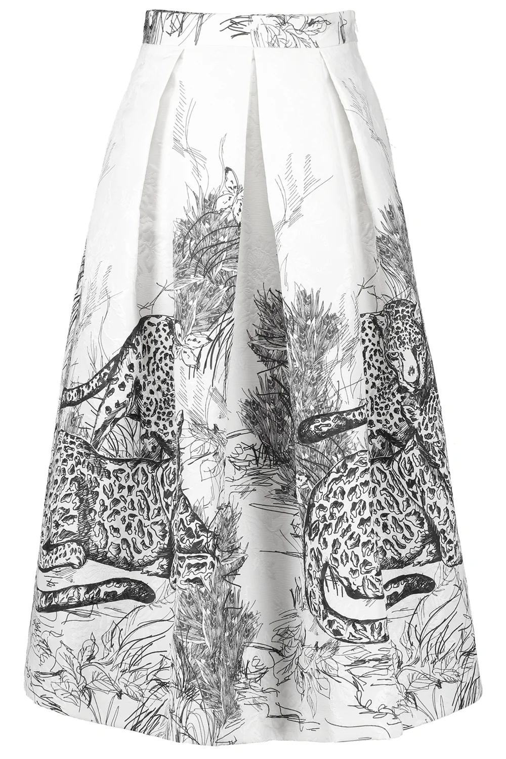 Luna Midi Skirt - Black
