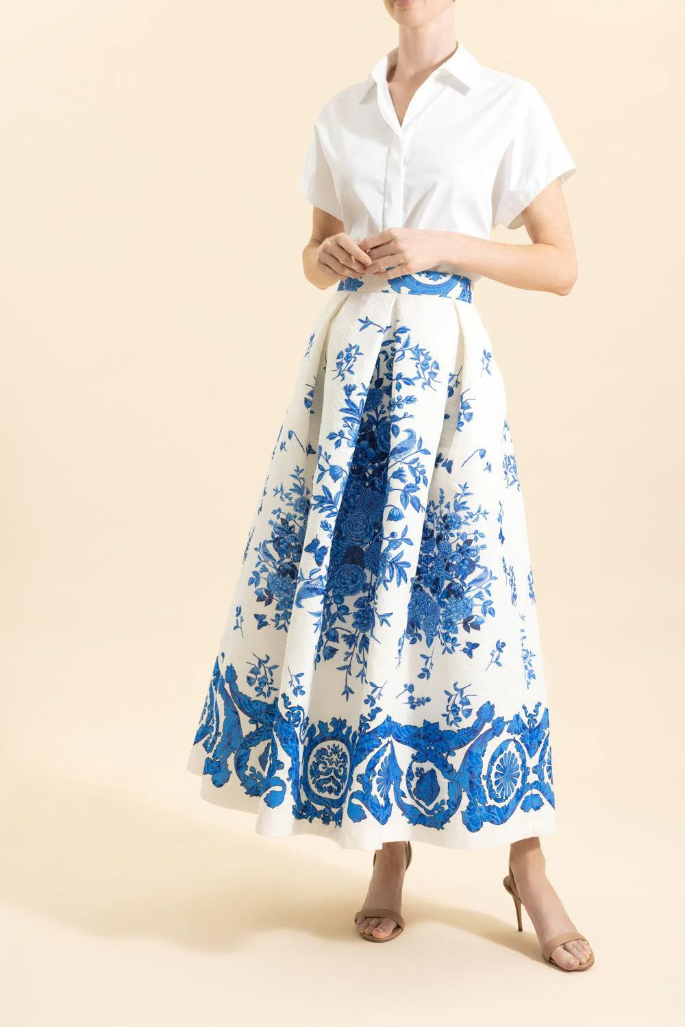 Luna Midi Skirt - White - Image 2